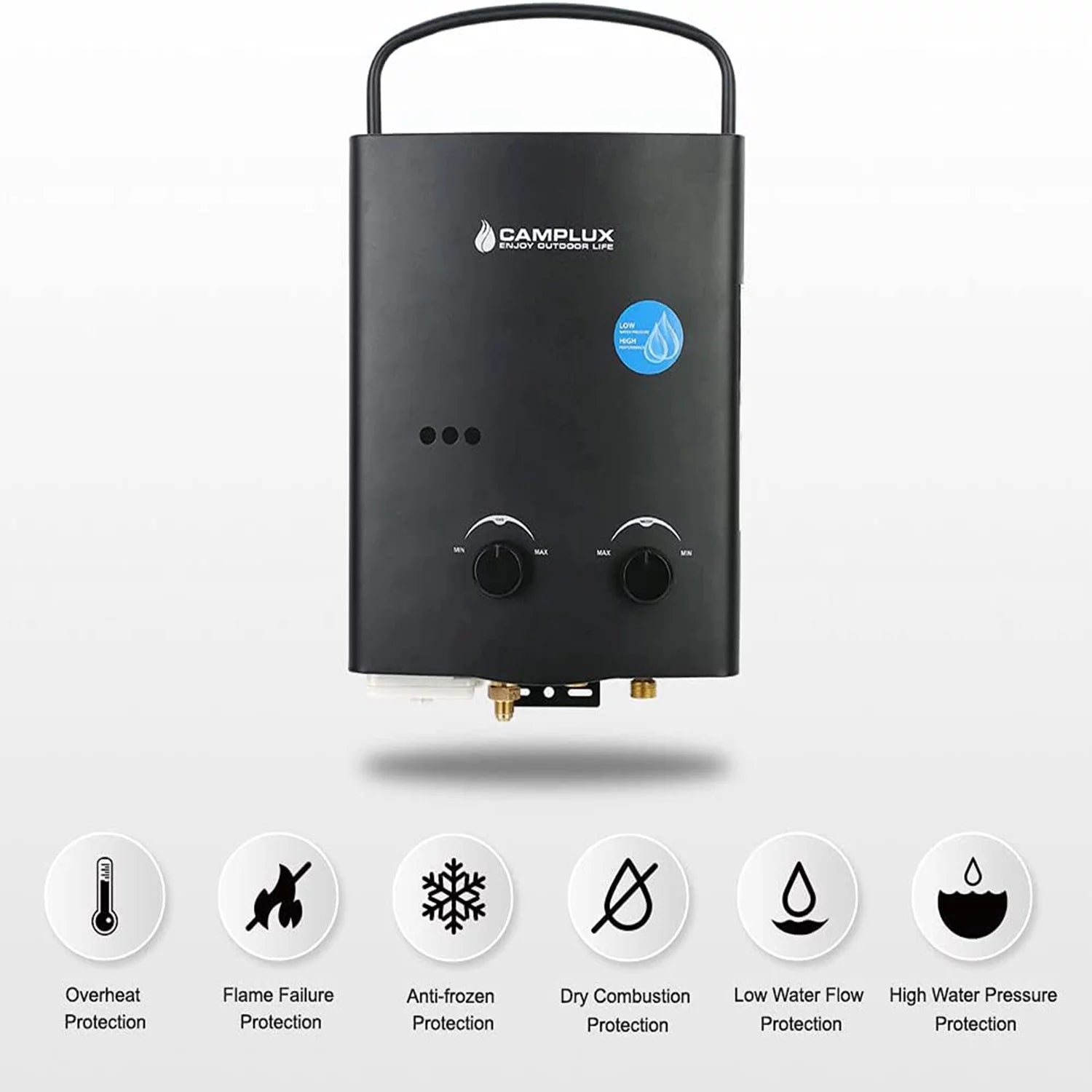 Outdoor Portable Propane Tankless Water Heater with Pump H2015