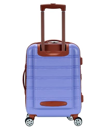 Hardside Expandable Carry-On Luggage with Spinner Wheels, Lavender, 20" Z904479