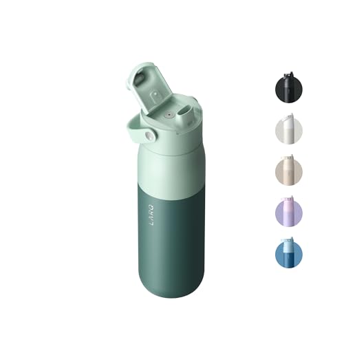 Insulated Stainless Steel Water Bottle 34oz with Silicone Handle L348874