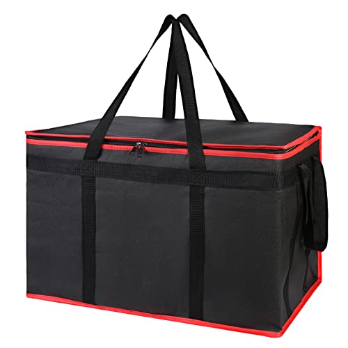 Insulated Food Delivery Bag Hot Cold Meal Carrier Cooler Tote K646948