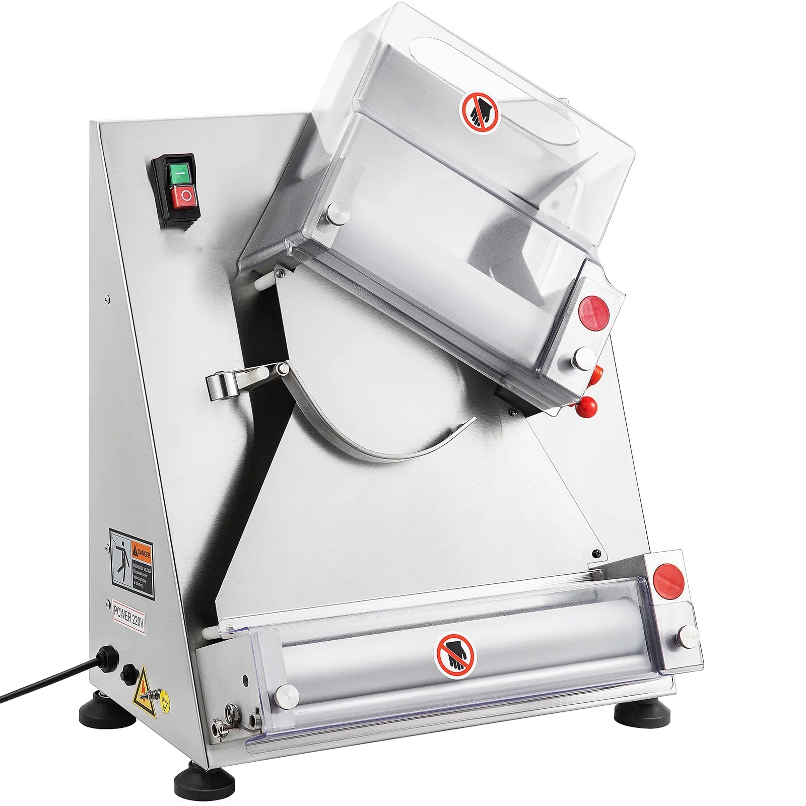 Electric Dough Sheeter Pizza Roller Stainless Steel 12'' E236