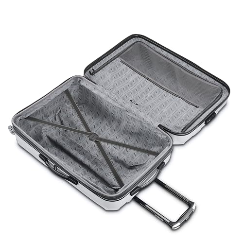 Hardside Expandable Carry-On Luggage with Spinner Wheels, Black, 20-Inch S82043