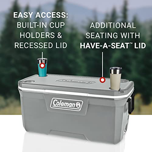 Insulated Portable Hard Cooler, Leak-Resistant, Keeps Ice up to 5 Days V620