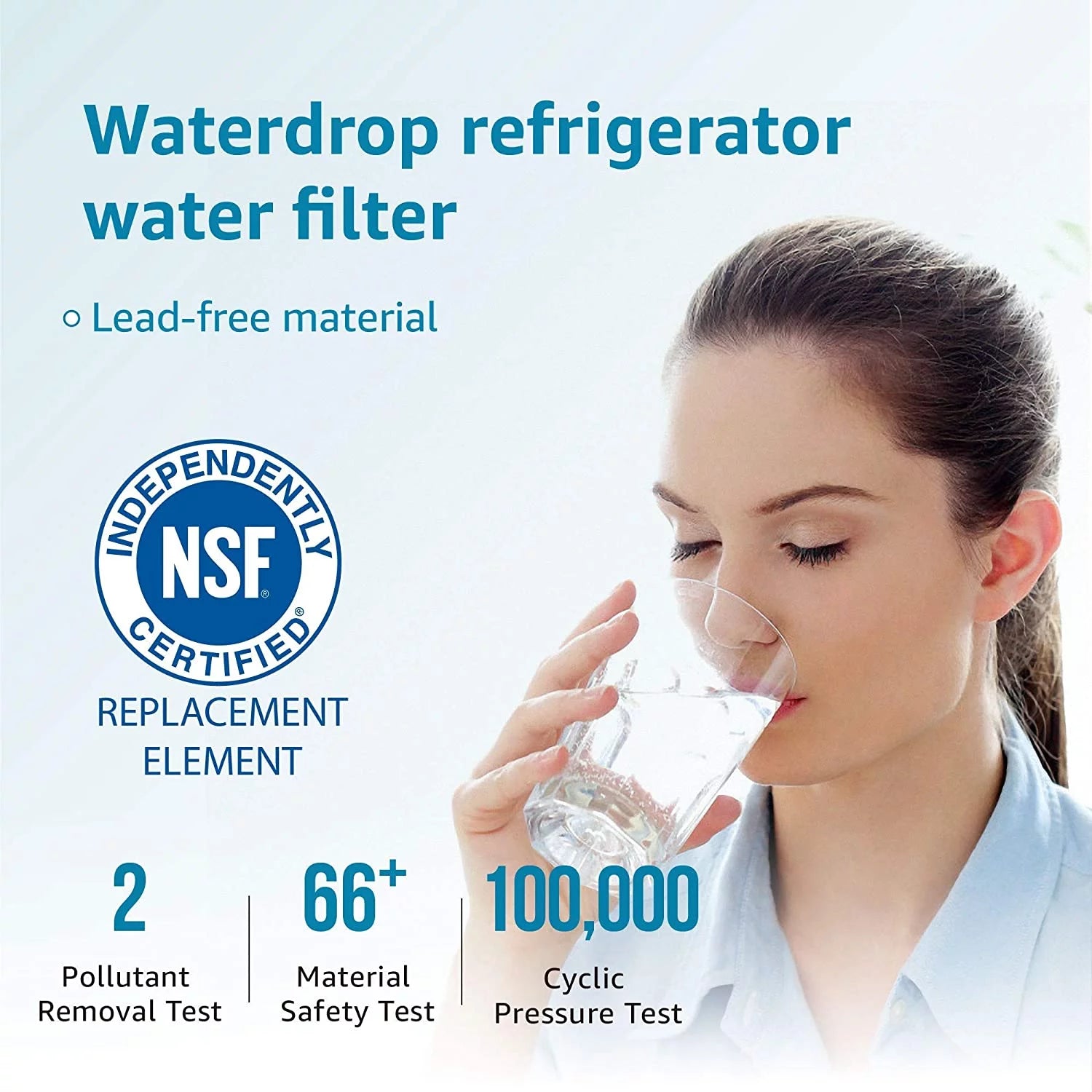 Refrigerator Water Filter Replacement, 3 Pack G962806