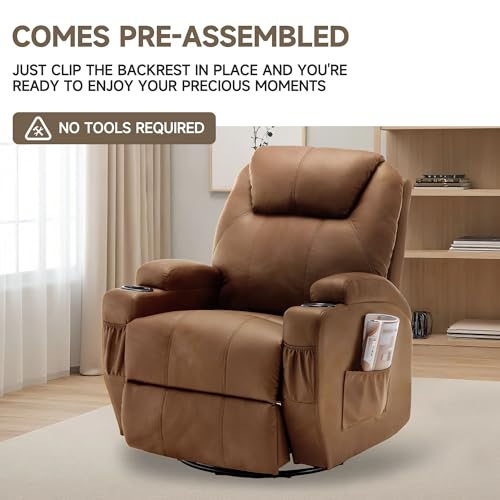 Rocking Recliner Chair with Massage and Heat E368
