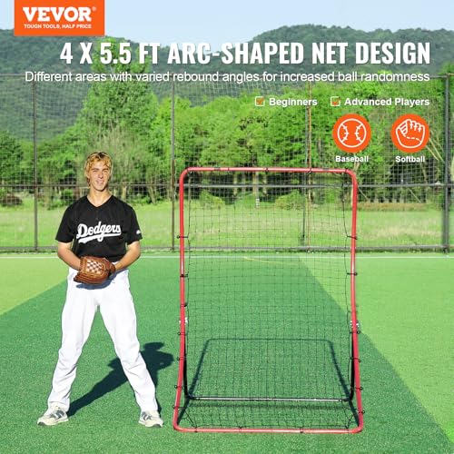 Baseball and Softball Rebounder Net with Pitching Target K192266