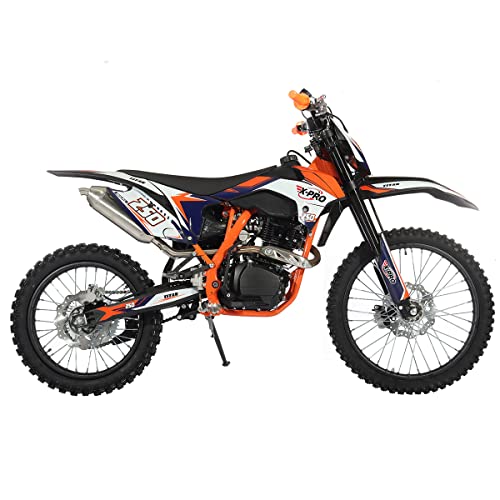 250cc Dirt Bike, 5-Speed Manual, Electric/Kick Start, 21"/18" Wheels V39817