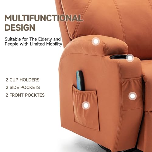 Rocking Recliner Chair with Massage and Heat E368