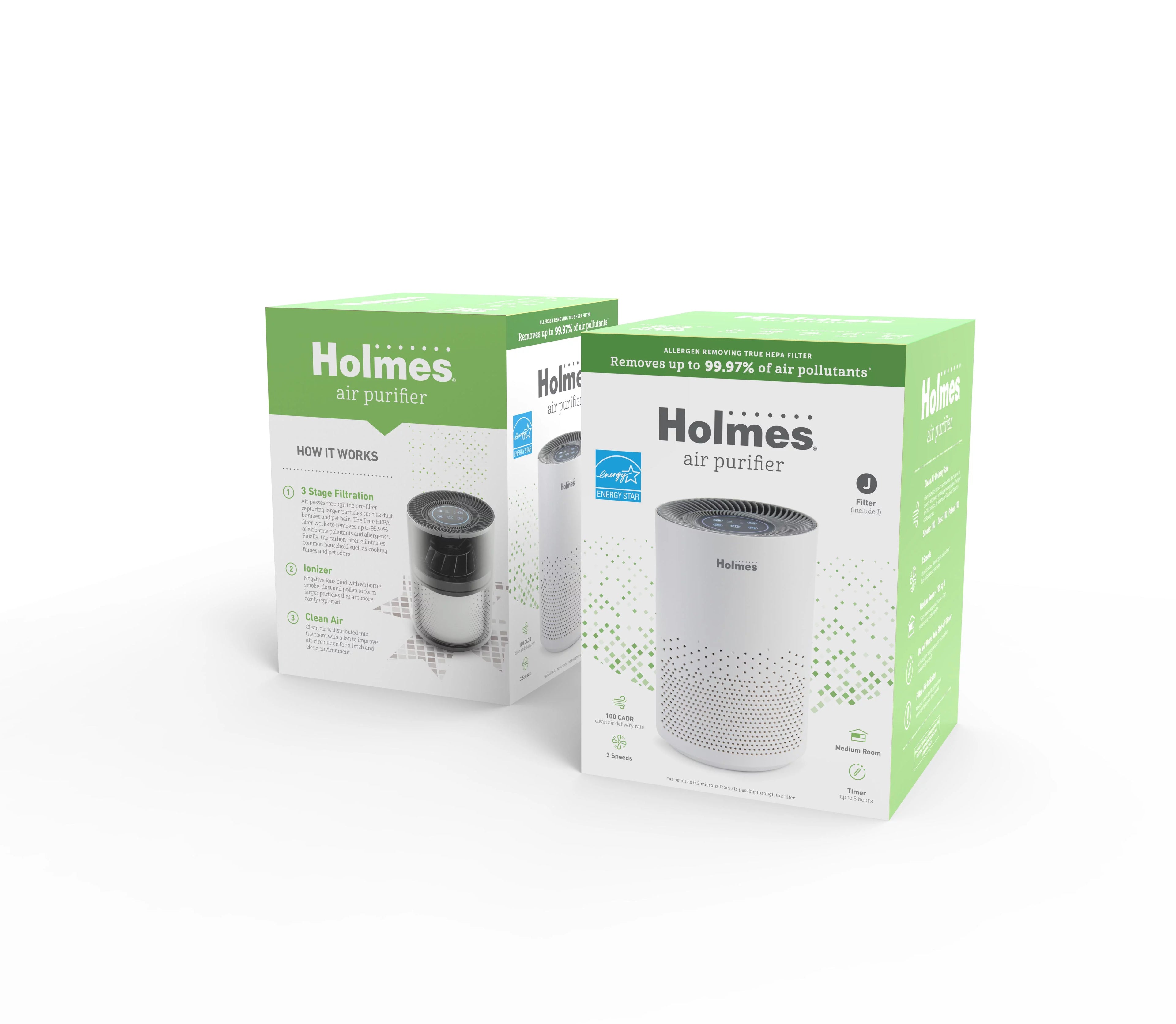 HEPA Air Purifier with 3-in-1 Filter for Medium Rooms C46531