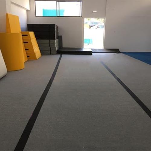 Indoor Gymnastics Track Mat with Grippy Carpet Top for Fitness and MMA U87004