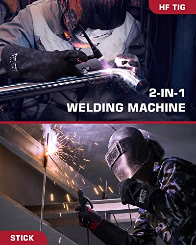 TIG Welder 200A, Dual Voltage 110V/220V, TIG/Stick 2 in 1 with LED Display I237