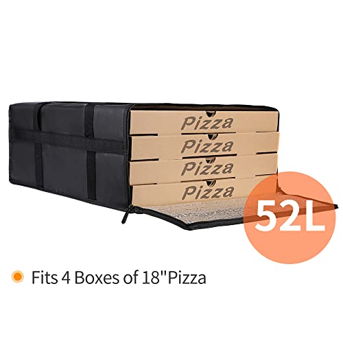 Insulated Food Delivery Bag Hot Cold Meal Carrier Cooler Tote K646948