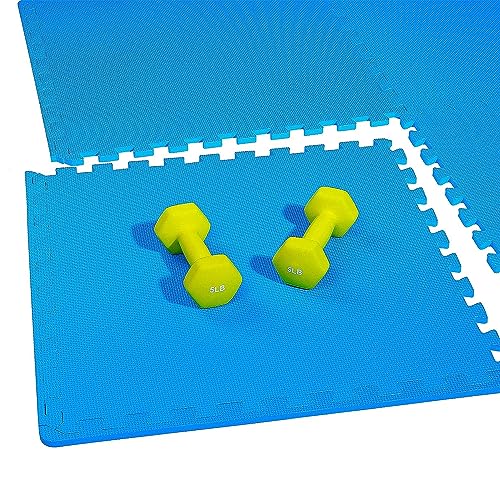 Puzzle Exercise Mat with EVA Foam Interlocking Tiles for MMA, Gymnastics and Home Gym N211438