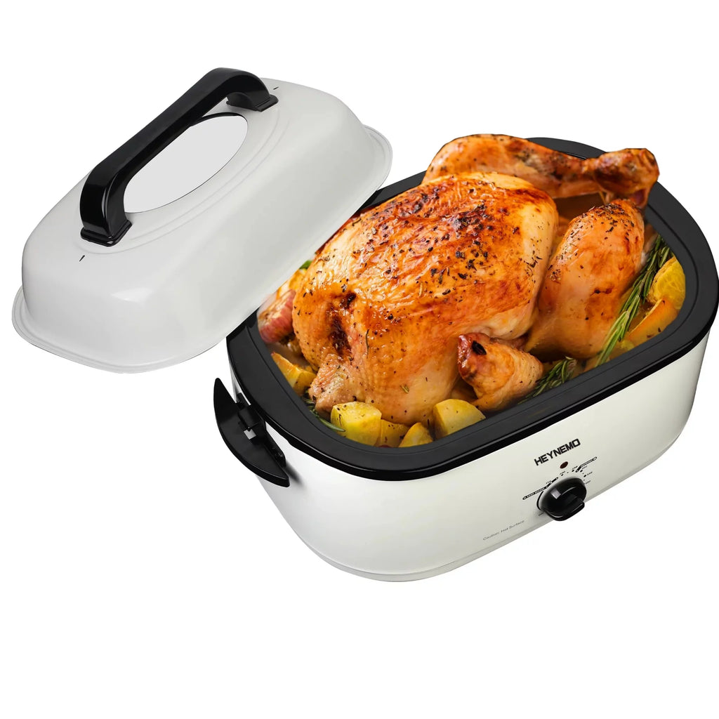 26 Quart Roaster Oven with Self-Basting Lid and Removable Pan W253853