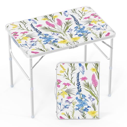 3ft Aluminum Folding Camping Table with Carrying Handle L179408
