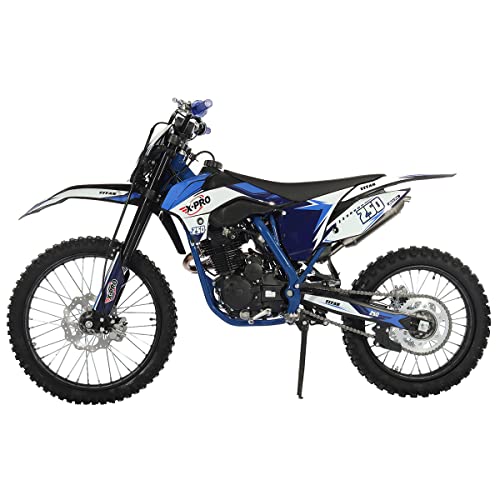250cc Dirt Bike, 5-Speed Manual, Electric/Kick Start, 21"/18" Wheels V39817