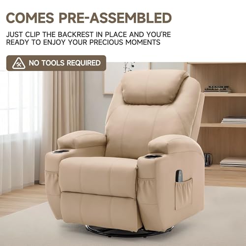 Rocking Recliner Chair with Massage and Heat E368
