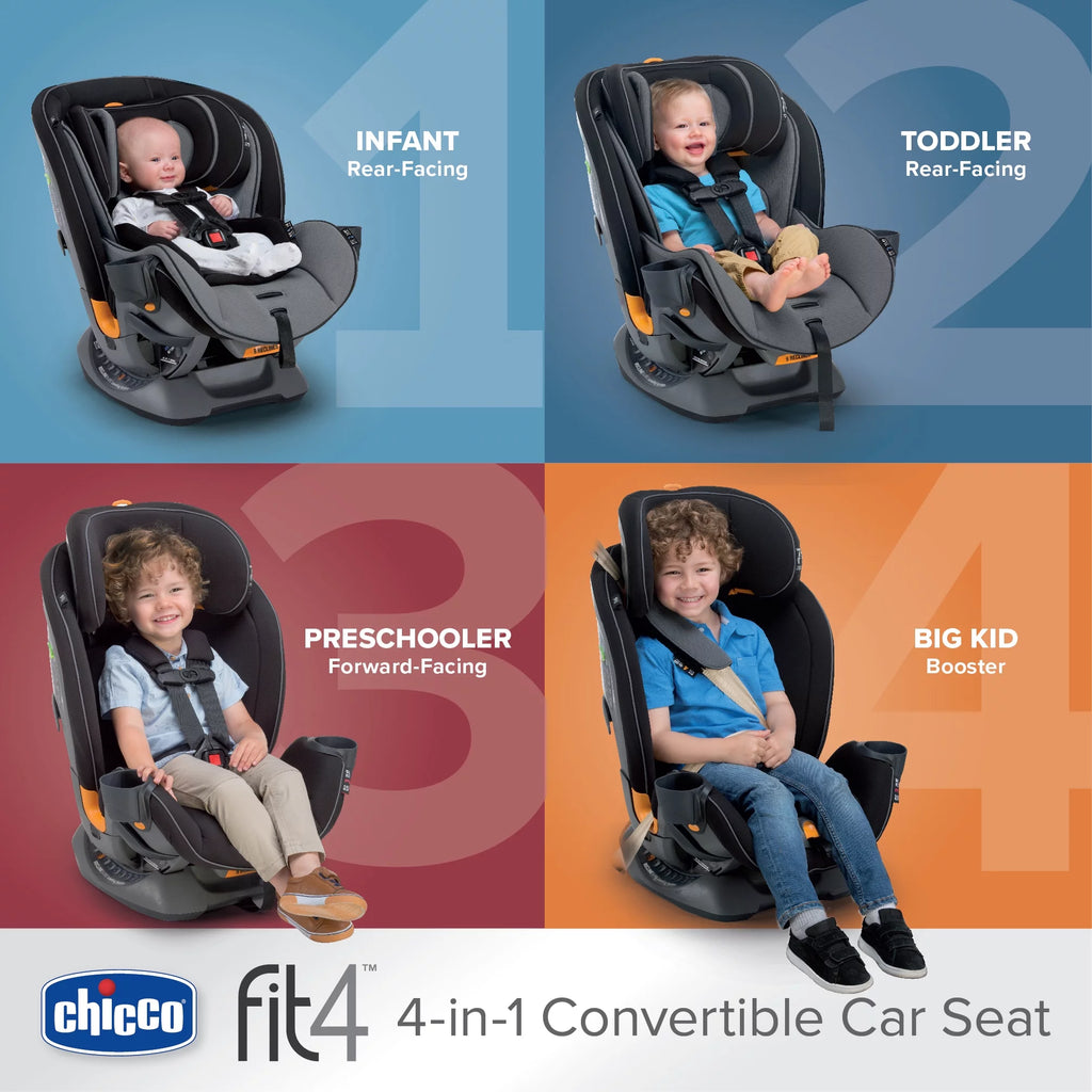 4-in-1 Convertible Car Seat, Navy/Purple Y642585
