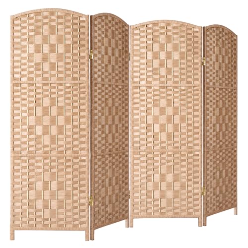 3 Panel Folding Room Divider, Privacy Screen, Dark Mocha S685