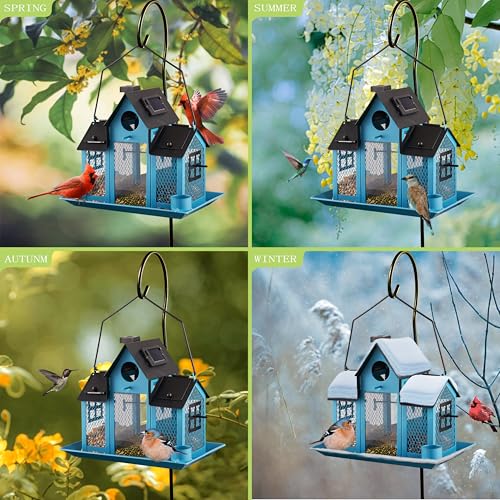 Hanging Metal Mesh Bird Feeder for Outdoors and Garden R3402