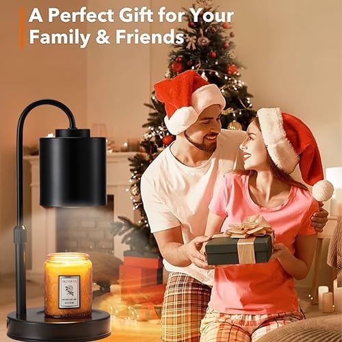 Candle Warmer Lamp with Timer, Dimmer, Height Adjustable, 2 Bulbs L136607