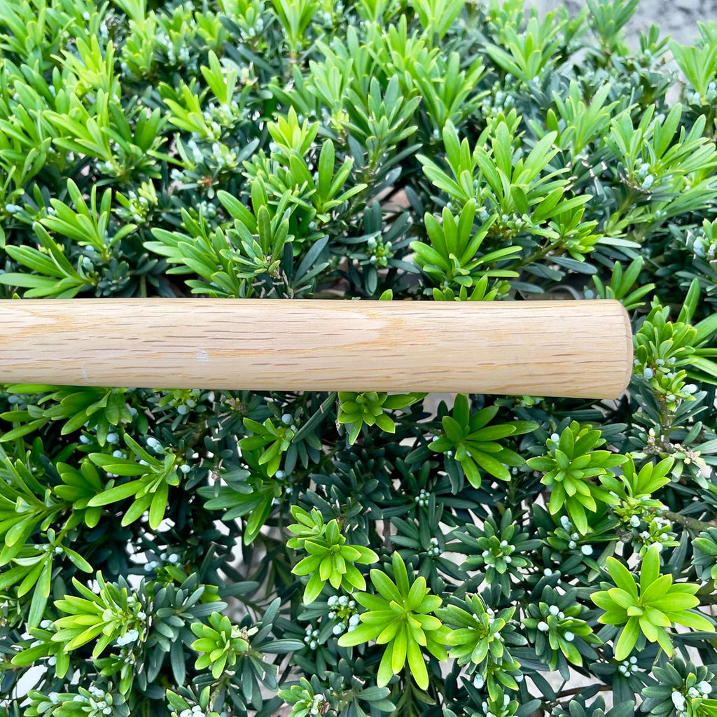 Japanese Carbon Steel Wide Hoe with Oak Handle for Digging, Weeding, Planting K1664