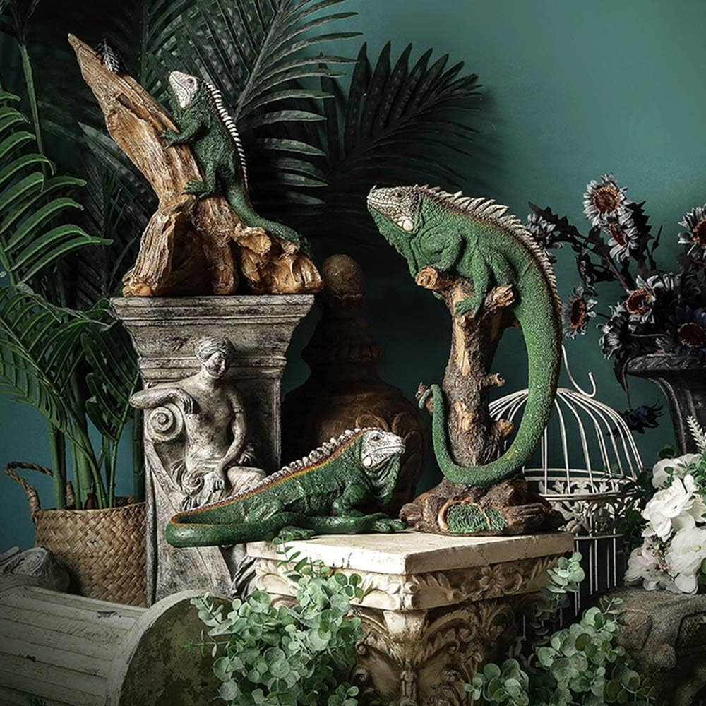 Lizard Statue Resin Sculpture for Home Decor H550