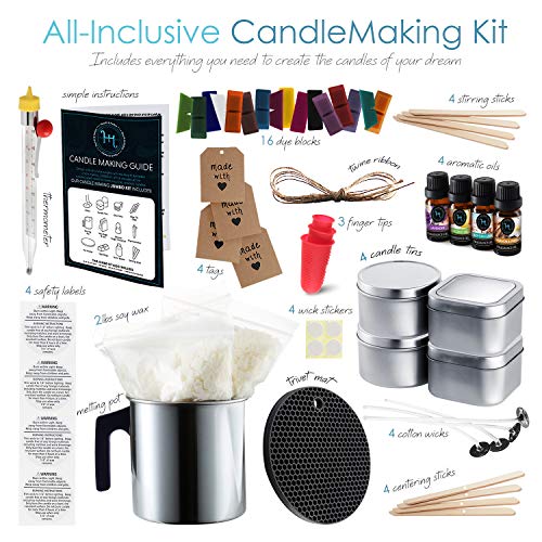 DIY Candle Making Kit with Soy Wax Flakes for Adults and Kids M64476