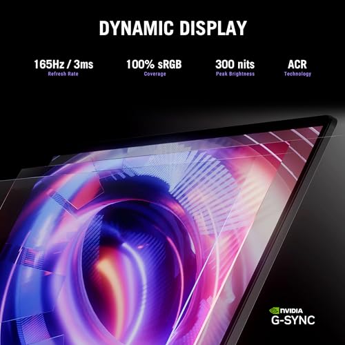 Gaming Laptop, 16" FHD+ 165Hz Display, RTX 5060, Core i7, 16GB DDR5, 1TB SSD, Windows 11 N468
