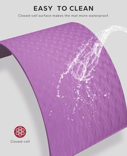 Extra Large Yoga Mat - 72x48, 1/4 Inch Thick, Non-Slip, Eco-Friendly L753346