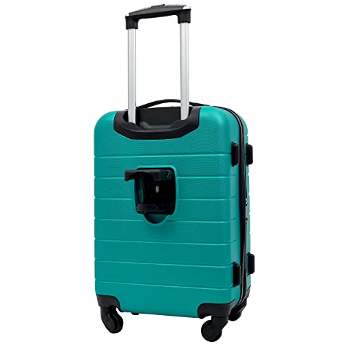 Smart Luggage Set with Cup Holder and USB Port, 20-Inch Carry-On K967