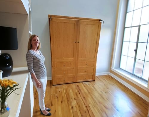 Queen Size DIY Murphy Bed Hardware Kit – Vertical Wall Bed, Space-Saving L424