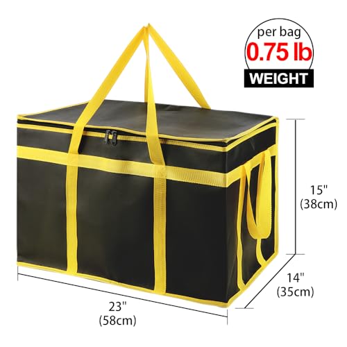 Insulated Food Delivery Bag Hot Cold Meal Carrier Cooler Tote K646948