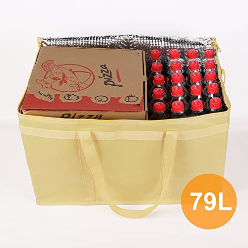 Insulated Food Delivery Bag Hot Cold Meal Carrier Cooler Tote K646948
