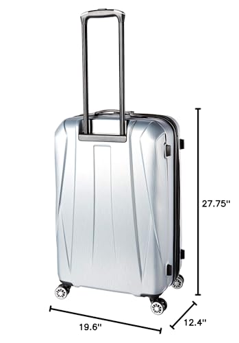 Hardside Expandable Carry-On Luggage with Spinner Wheels, Black, 20-Inch S82043