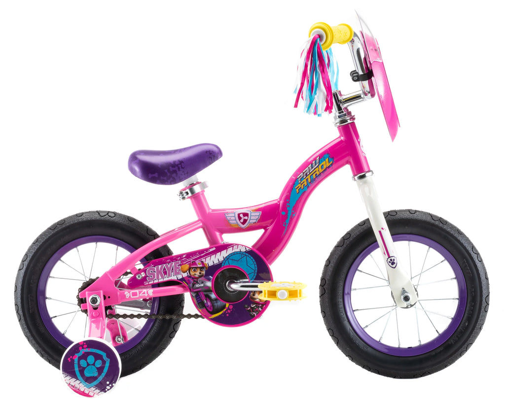 Kids Bike with 12 Inch Wheels, Magenta Pink T6223