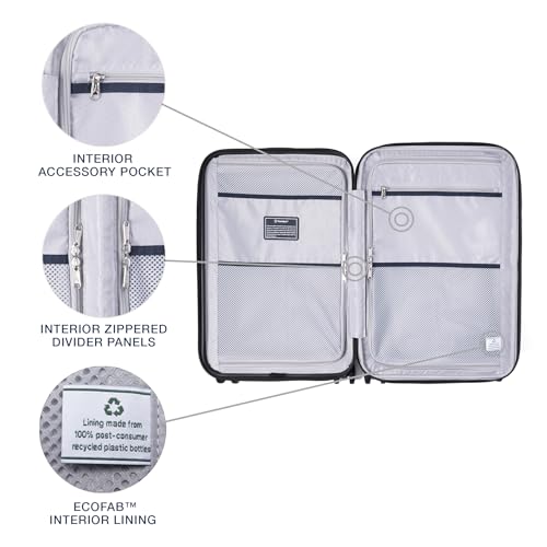 Hardside Expandable Carry-On Luggage with 8 Spinner Wheels and TSA Lock J560758