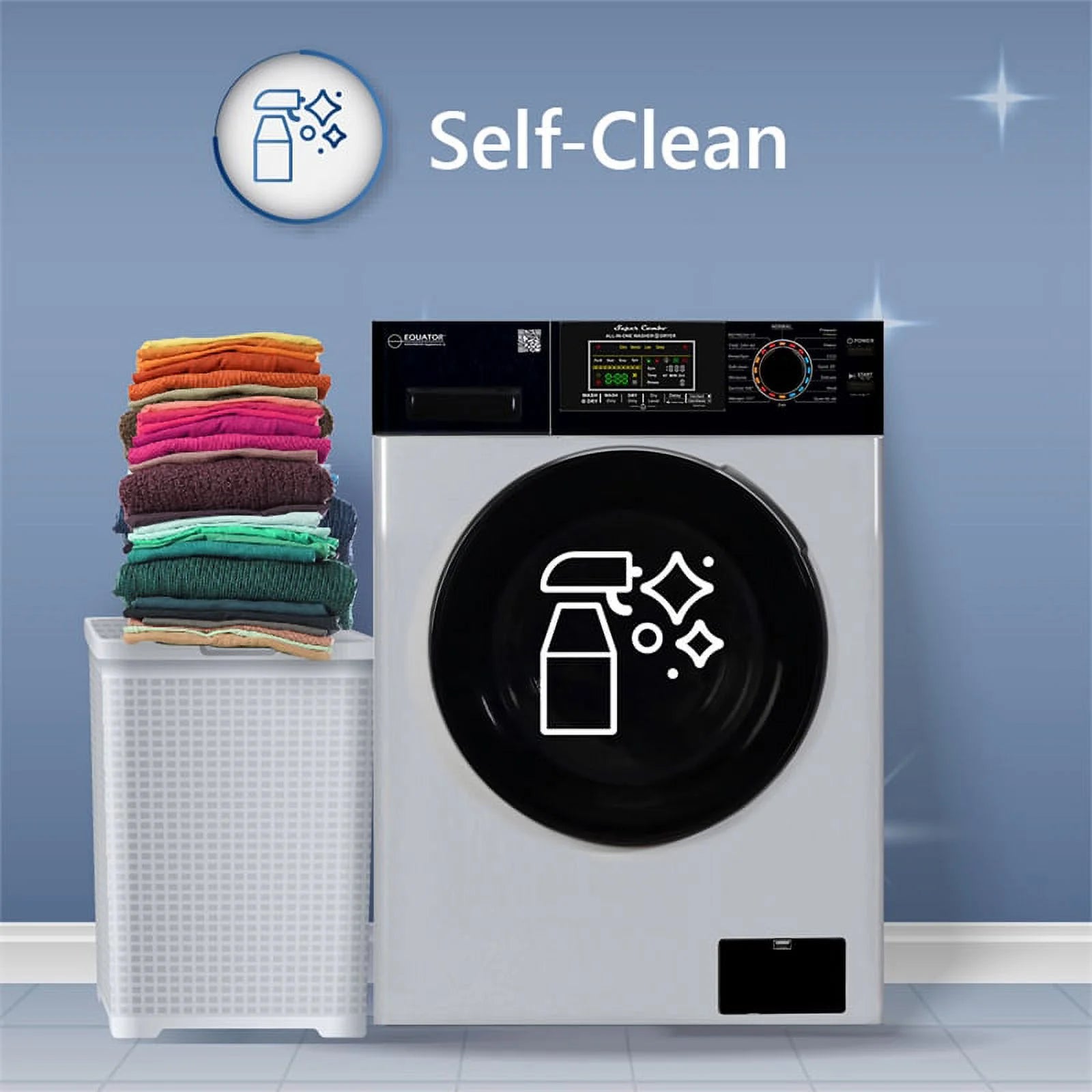 Compact 110V Combo Washer Dryer 18 lbs D646893