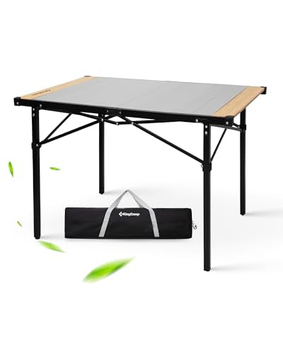 Folding Camping Table Portable Aluminum Roll Up Lightweight for Outdoor Picnic F98743