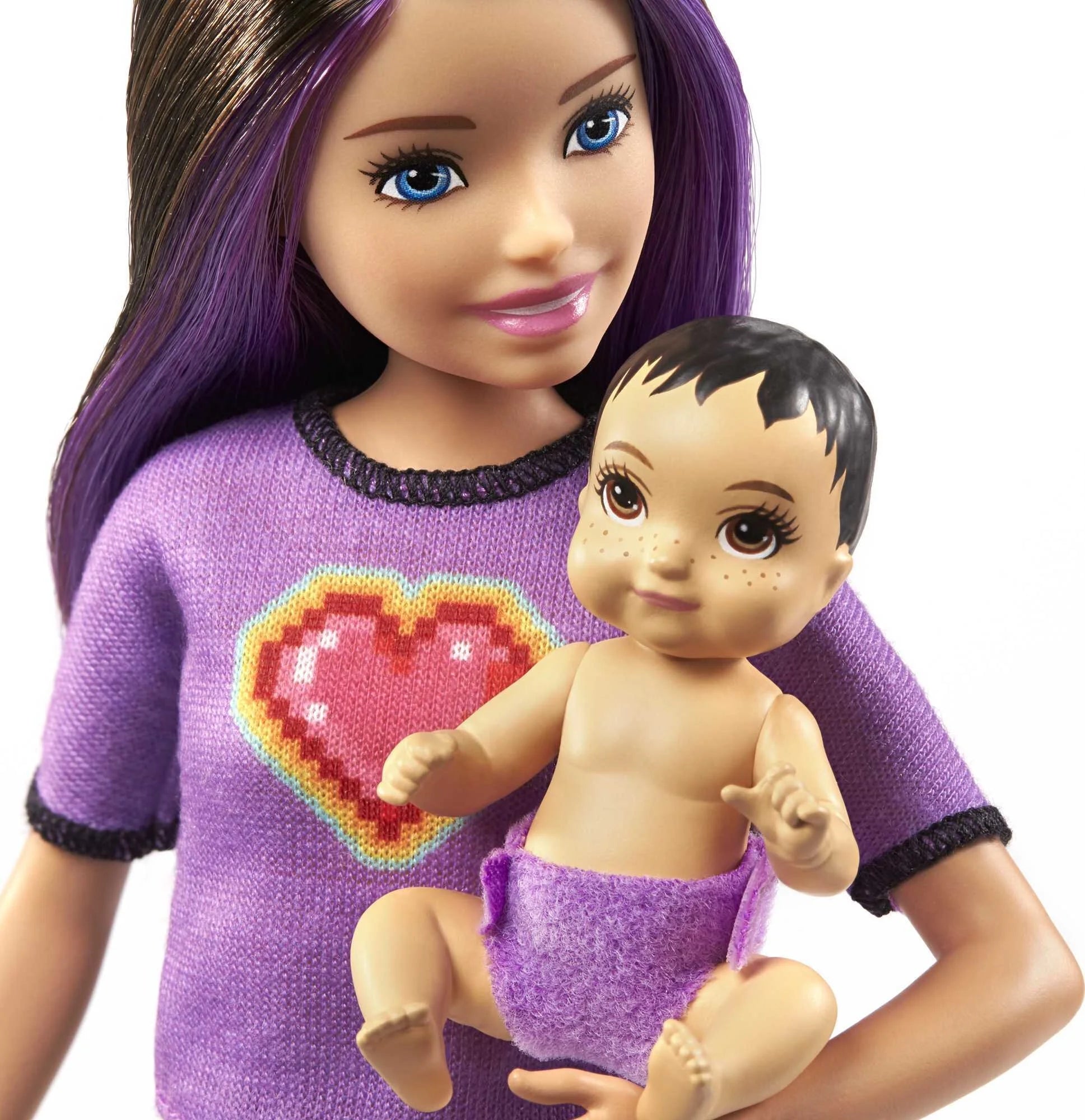 Skipper Babysitters Inc Set with Doll, Baby Doll & 4 Accessories H9675