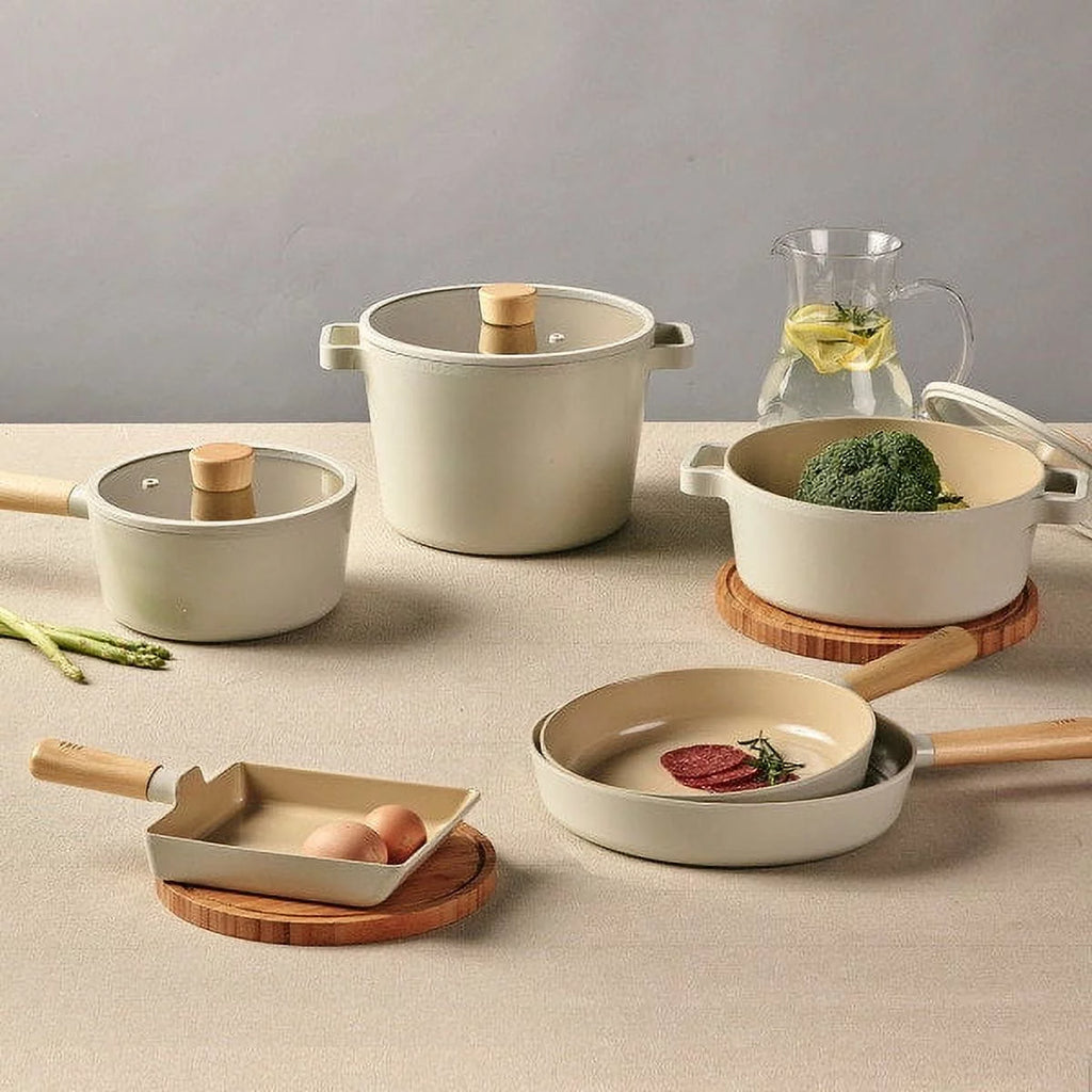 Neoflam FIka IH Induction Cookware Set of 6 | Made in Korea