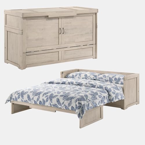 Murphy Cube Cabinet Bed (White, Queen) M597282