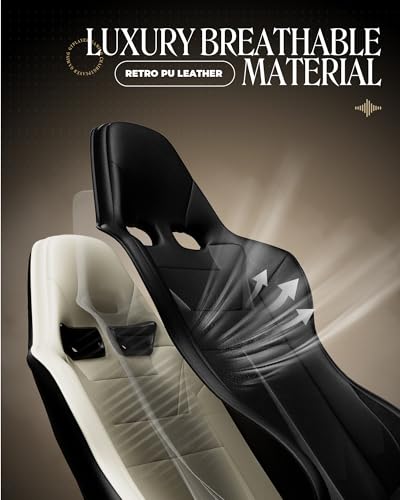 Gaming Chair with Speakers, Footrest, High Back Ergonomic Recliner H4666