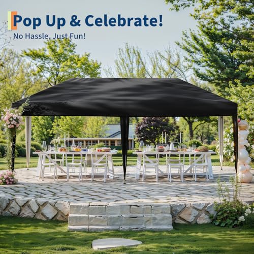 Pop Up Canopy Tent with Roller Bag and Adjustable Height O962