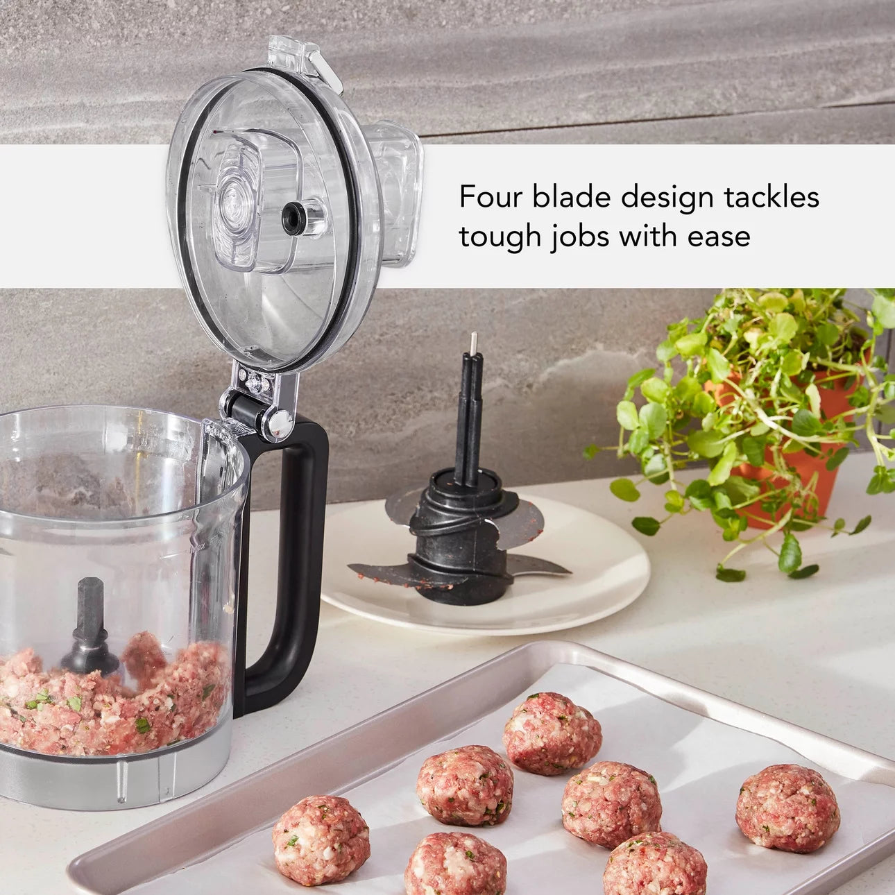 9 Cup Food Processor, Black Matte X422968