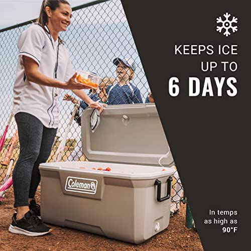 Insulated Portable Hard Cooler, Leak-Resistant, Keeps Ice up to 5 Days V620