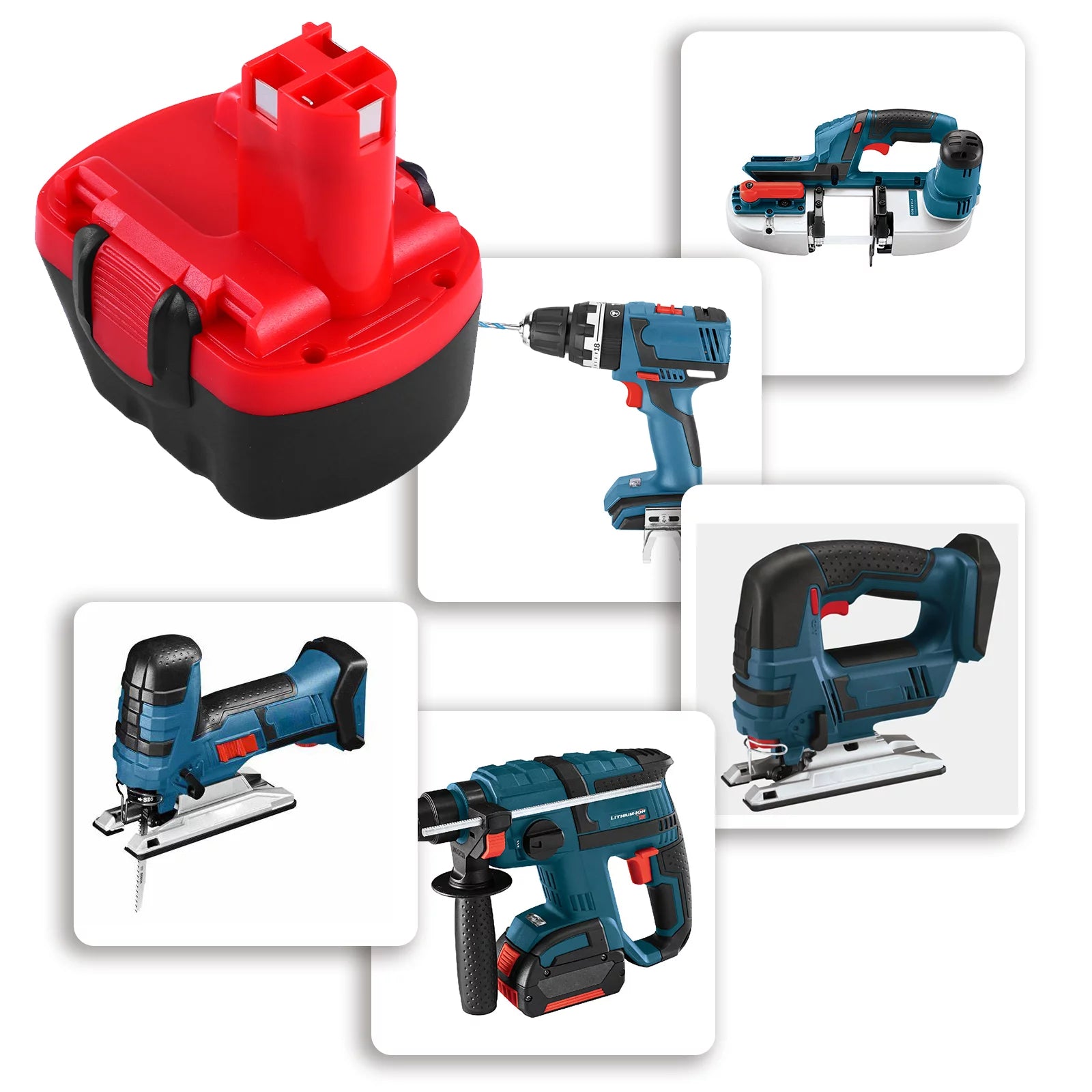 12V 3.6Ah Ni-MH Cordless Power Tool Battery B37355