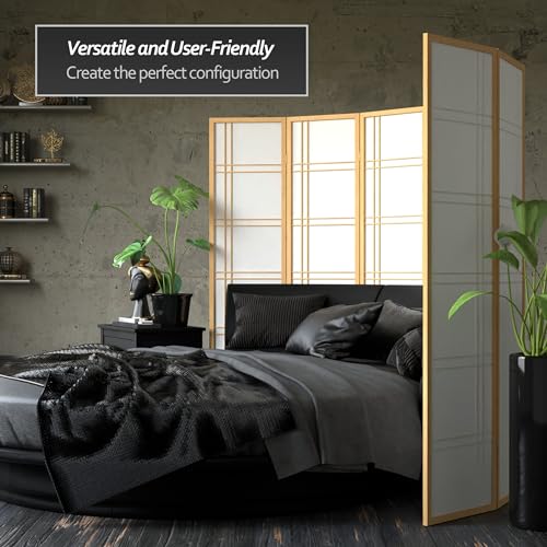 6 Panel Honey Room Divider X65165