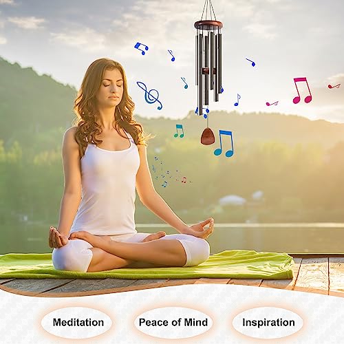 Large Aluminium Wind Chimes 37 Inches for Outdoor Garden Patio Decor D871
