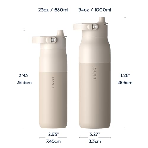 Insulated Stainless Steel Water Bottle 34oz with Silicone Handle L348874